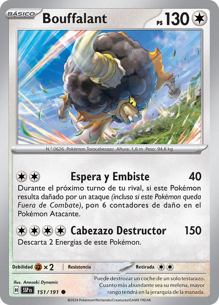 Bouffalant (Reverse Holo)