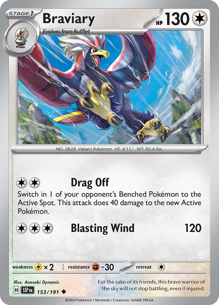 Braviary (Reverse Holo)