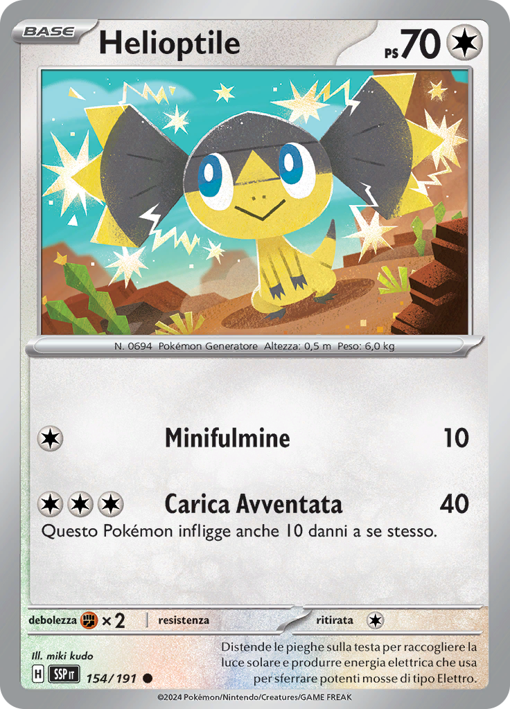 Helioptile (Reverse Holo)