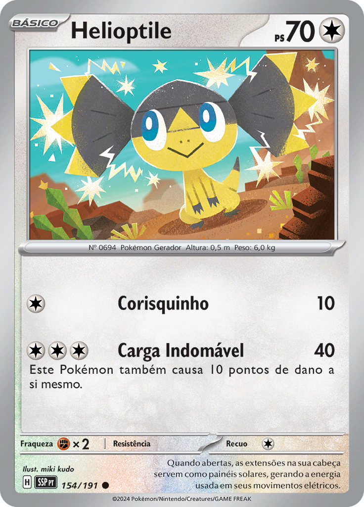 Helioptile (Reverse Holo)