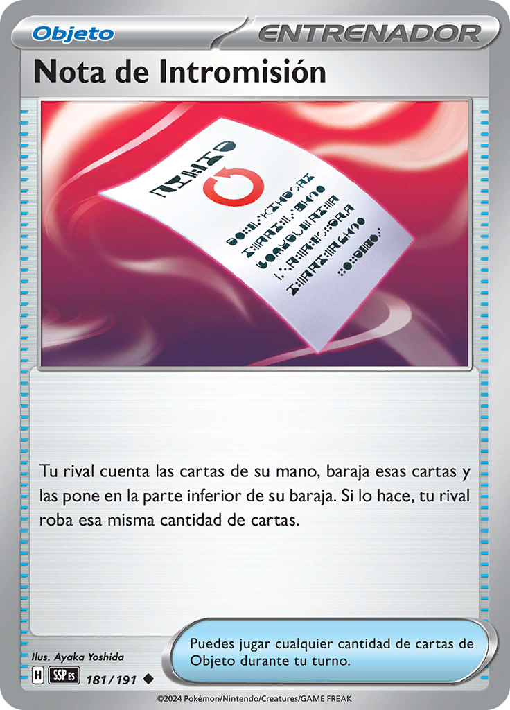 Nota de Intromisión (Reverse Holo)