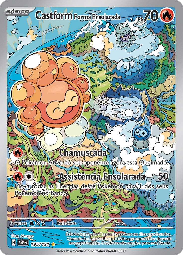 Castform Forma Ensolarada