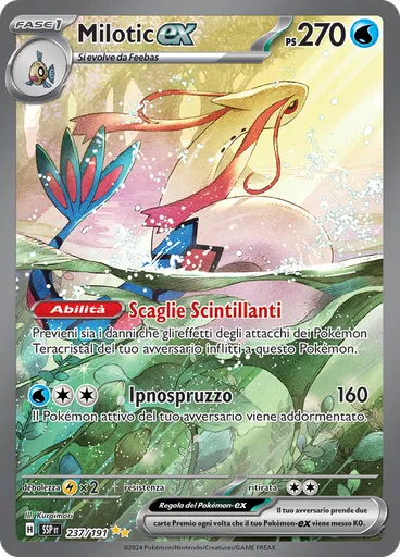 Milotic-ex — Scintille Folgoranti