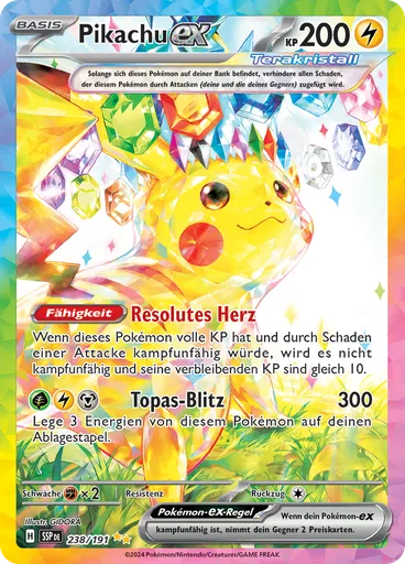 Pikachu-ex — Stürmische Funken