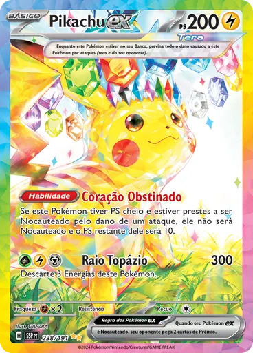 Pikachu ex — Fagulhas Impetuosas