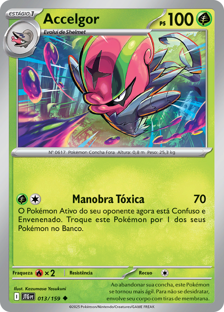 Accelgor (Reverse Holo)