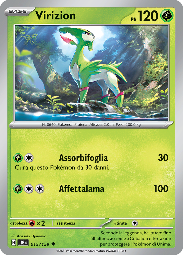 Virizion (Reverse Holo)