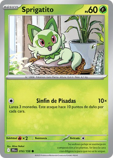 Sprigatito (Reverse Holo)