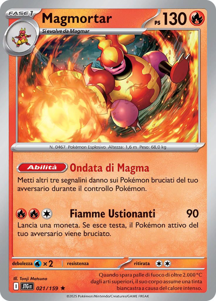 Magmortar (Reverse Holo)