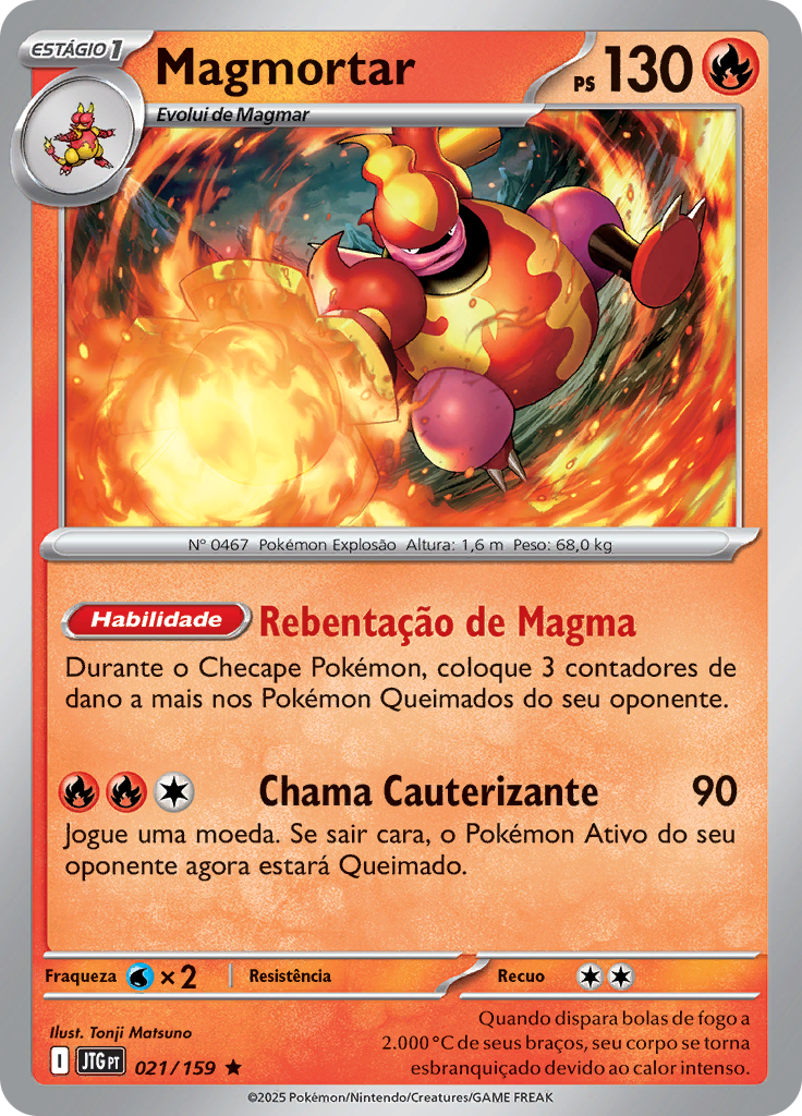 Magmortar (Reverse Holo)