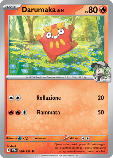 Darumaka di N (Reverse Holo)