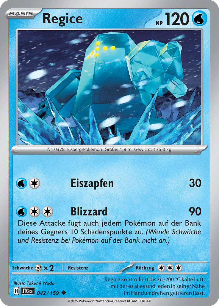 Regice (Reverse Holo)