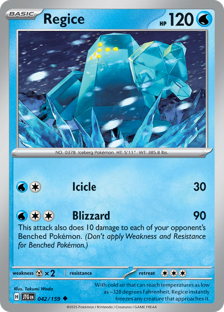 Regice (Reverse Holo)