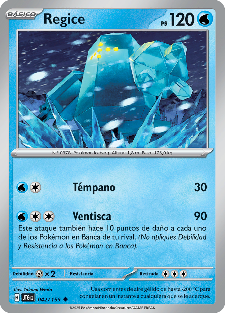 Regice (Reverse Holo)