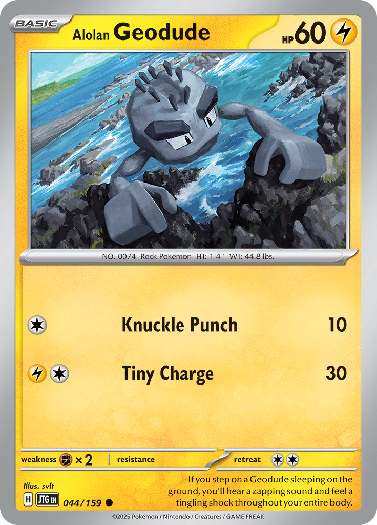 Alolan Geodude (Reverse Holo)