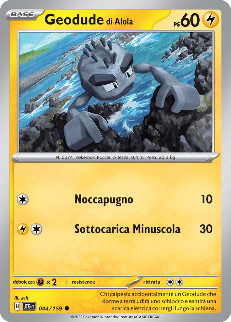 Geodude di Alola (Reverse Holo)