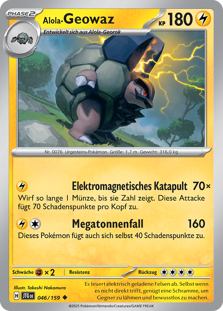 Alola-Geowaz (Reverse Holo)