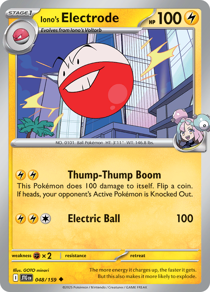 Iono's Electrode (Reverse Holo)