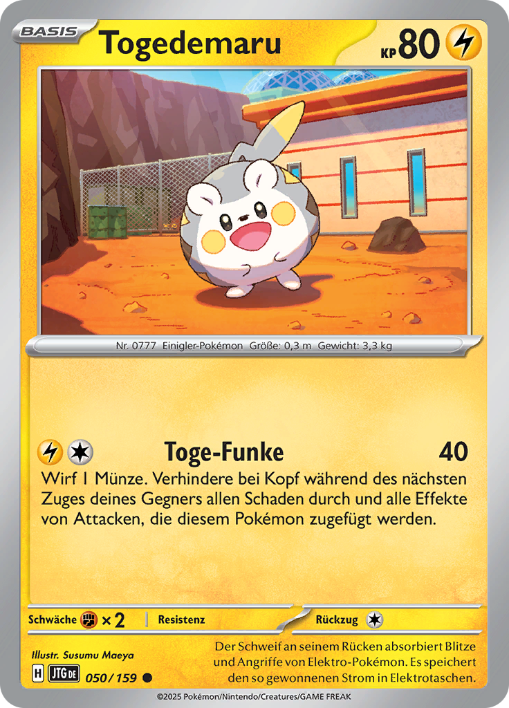 Togedemaru (Reverse Holo)