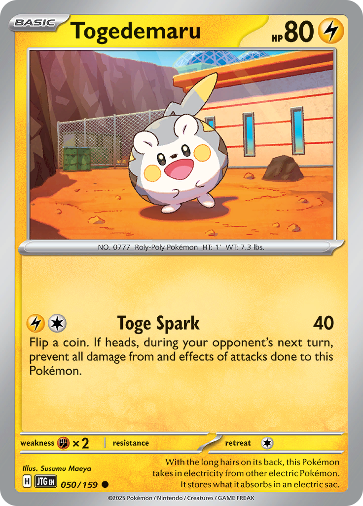 Togedemaru (Reverse Holo)
