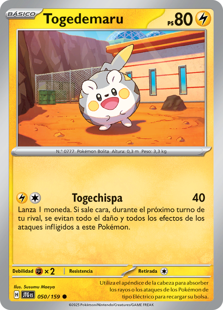 Togedemaru (Reverse Holo)