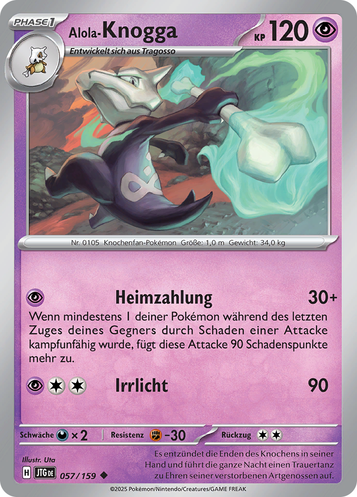 Alola-Knogga (Reverse Holo)