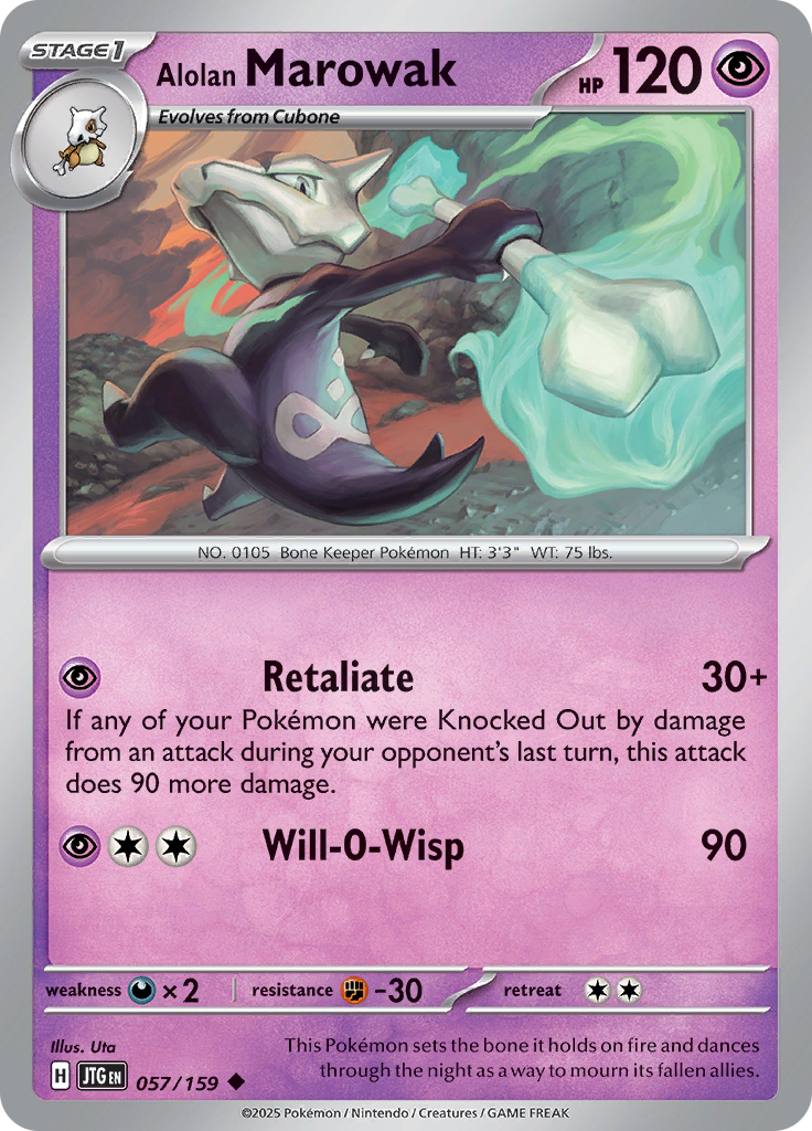 Alolan Marowak (Reverse Holo)