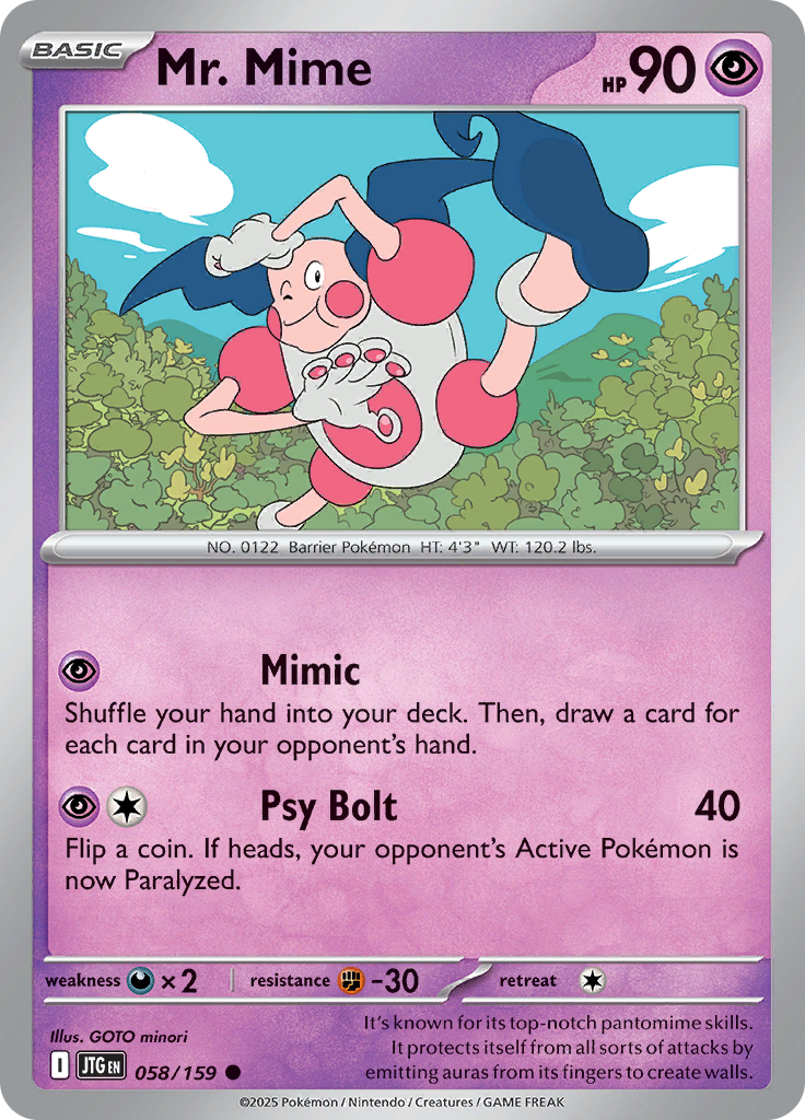 Mr. Mime (Reverse Holo)
