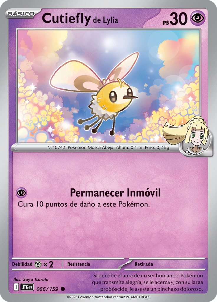 Cutiefly de Lylia (Reverse Holo)
