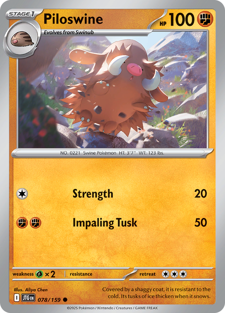 Piloswine (Reverse Holo)