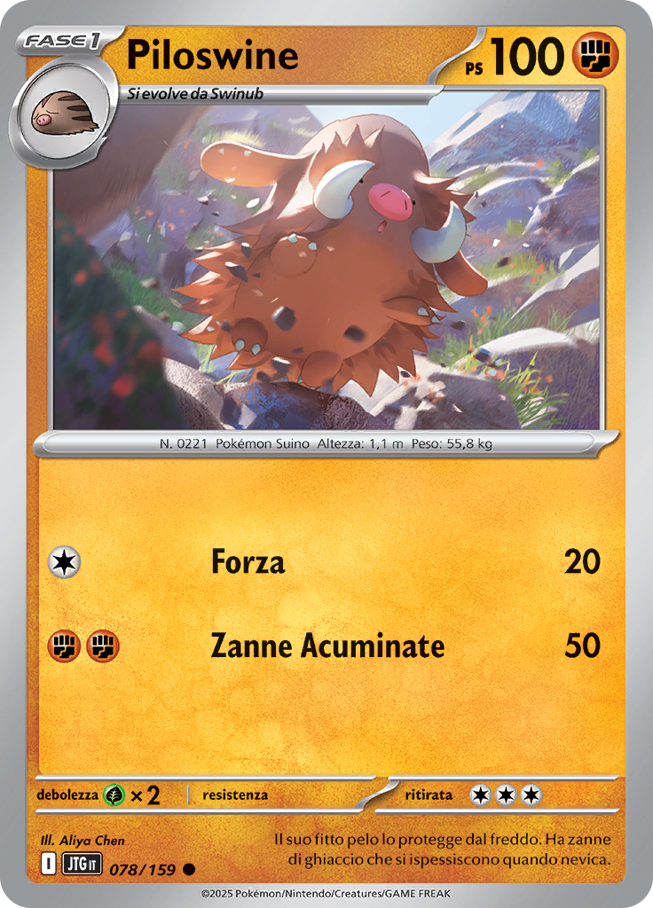 Piloswine (Reverse Holo)