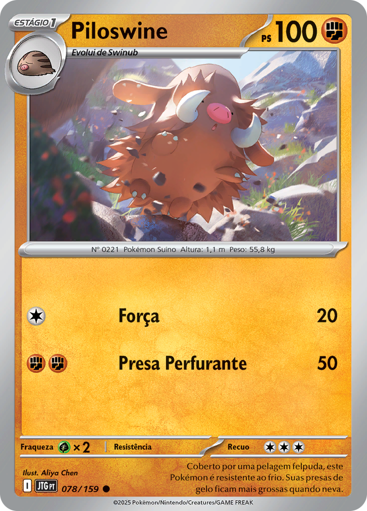 Piloswine (Reverse Holo)