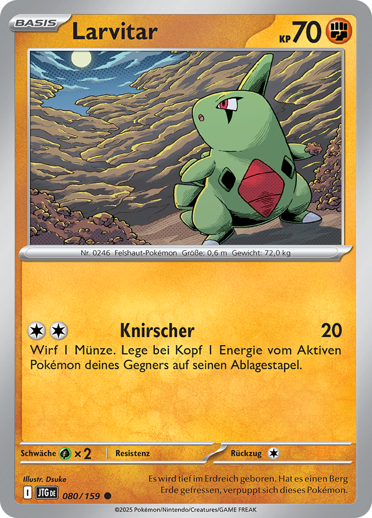 Larvitar (Reverse Holo)