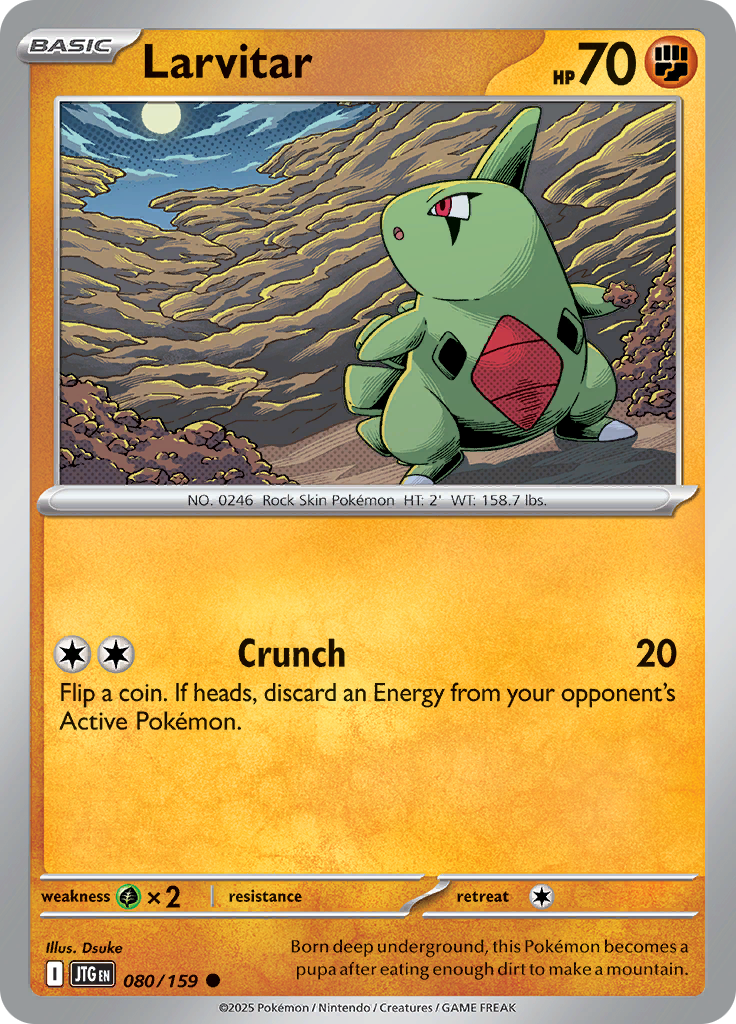 Larvitar (Reverse Holo)