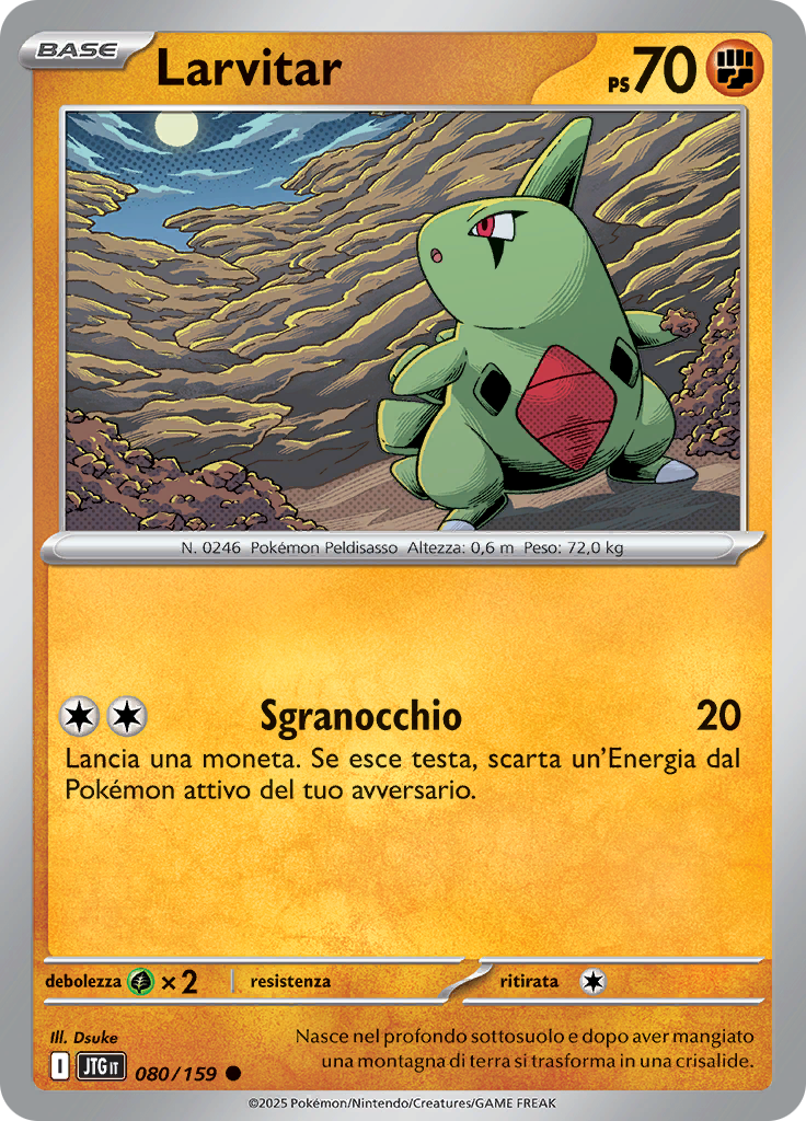 Larvitar (Reverse Holo)