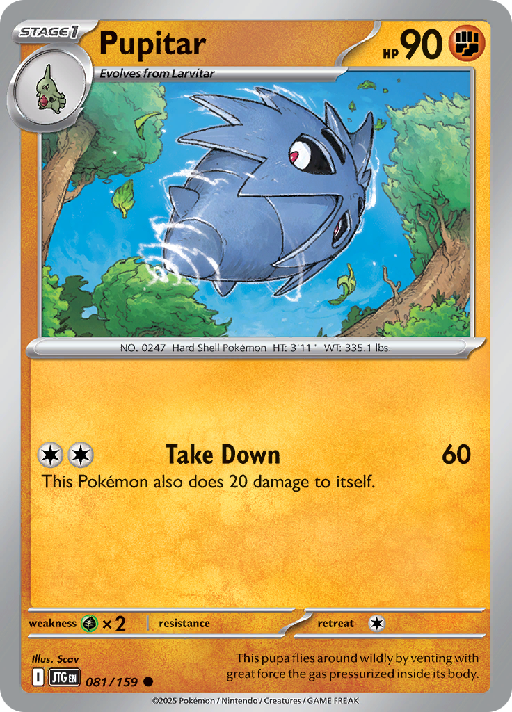 Pupitar (Reverse Holo)
