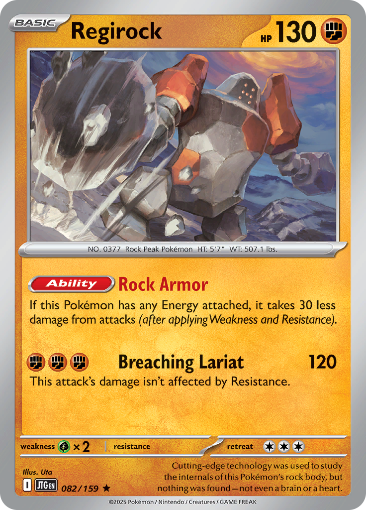Regirock (Reverse Holo)