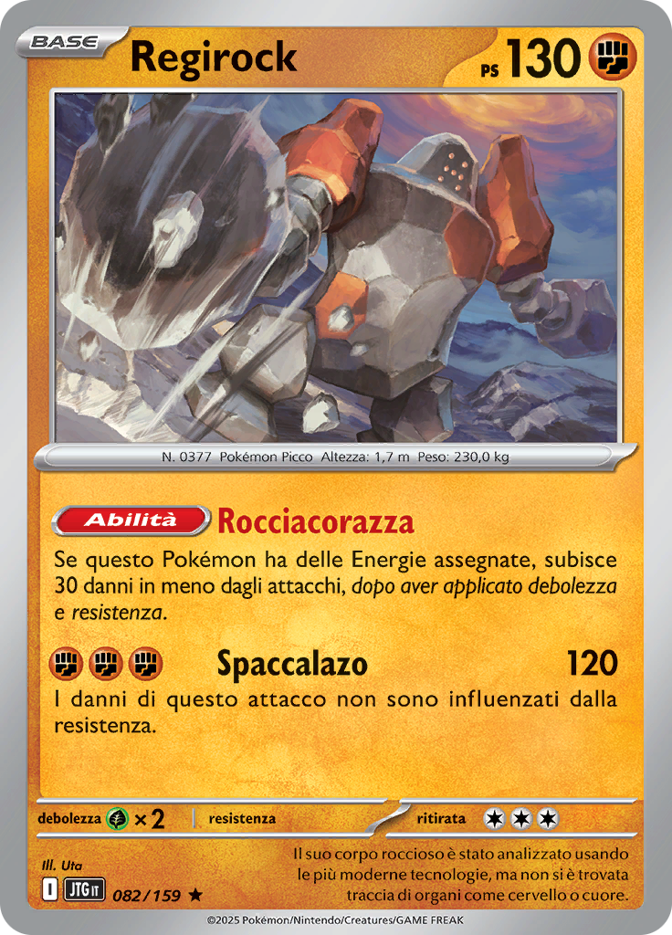 Regirock (Reverse Holo)