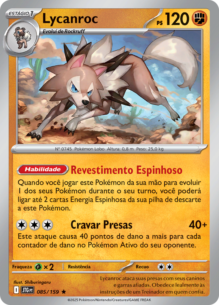Lycanroc (Reverse Holo)