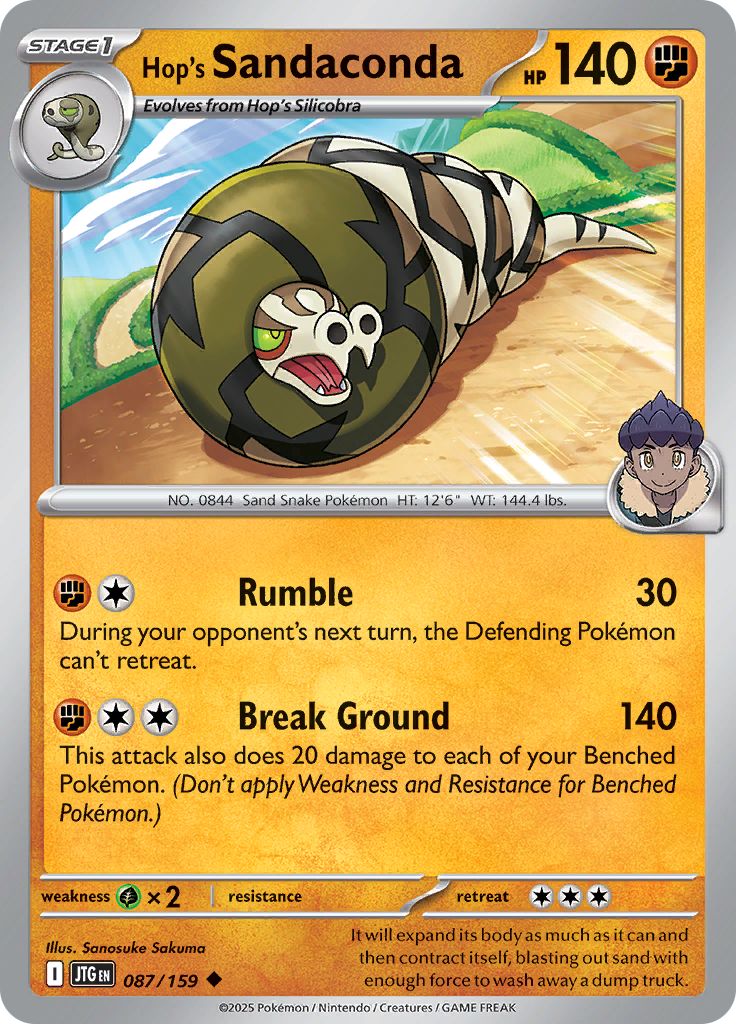 Hop's Sandaconda (Reverse Holo)
