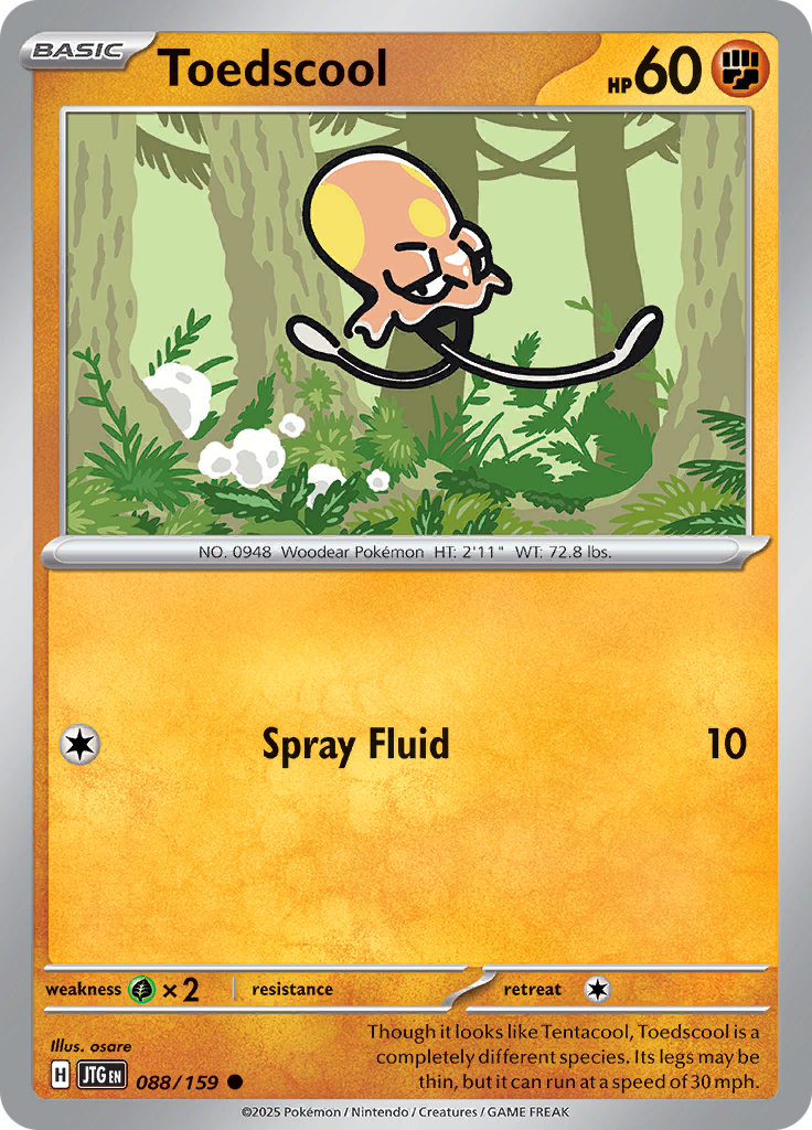 Toedscool (Reverse Holo)