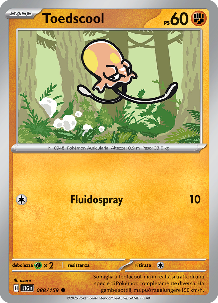 Toedscool (Reverse Holo)