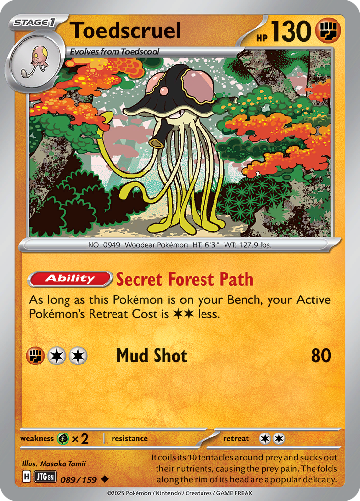 Toedscruel (Reverse Holo)
