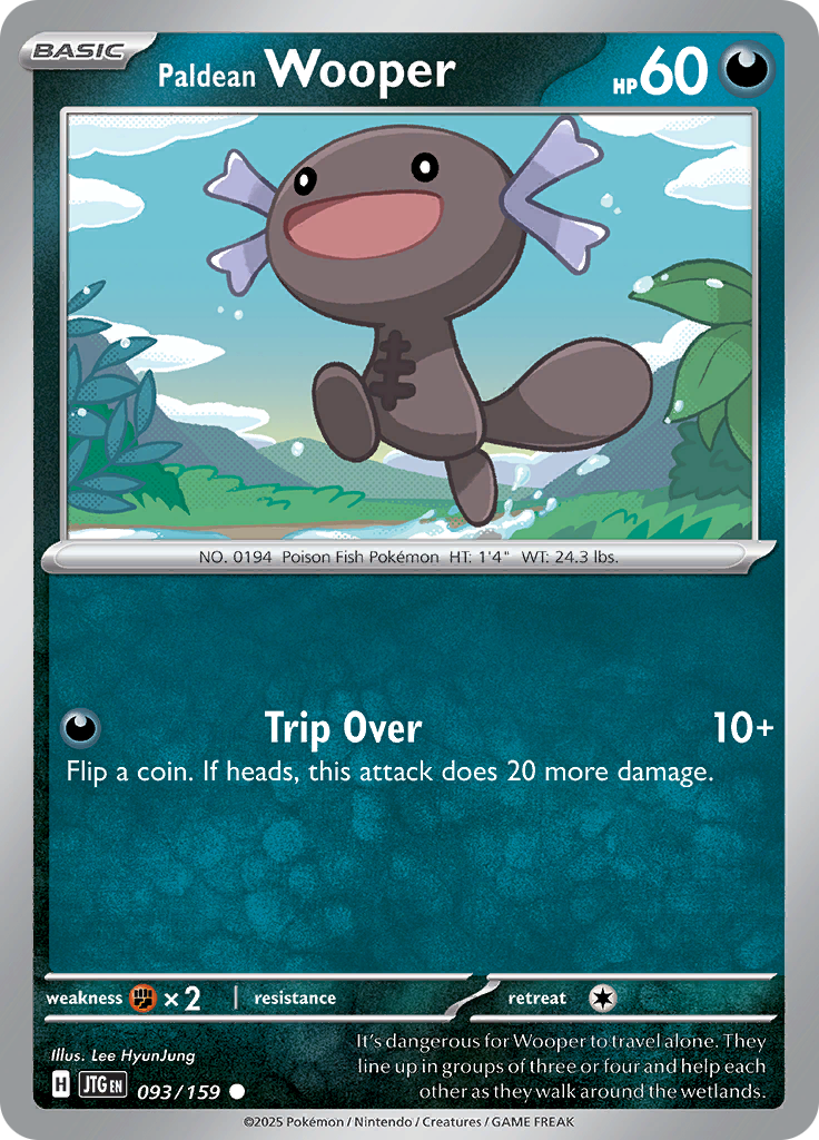 Paldean Wooper (Reverse Holo)
