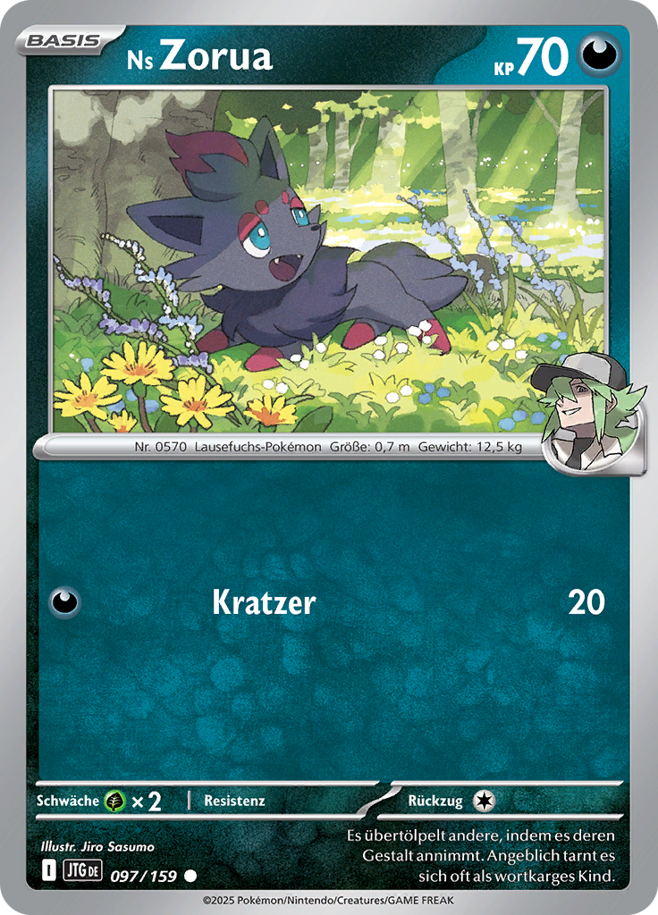 Ns Zorua (Reverse Holo)