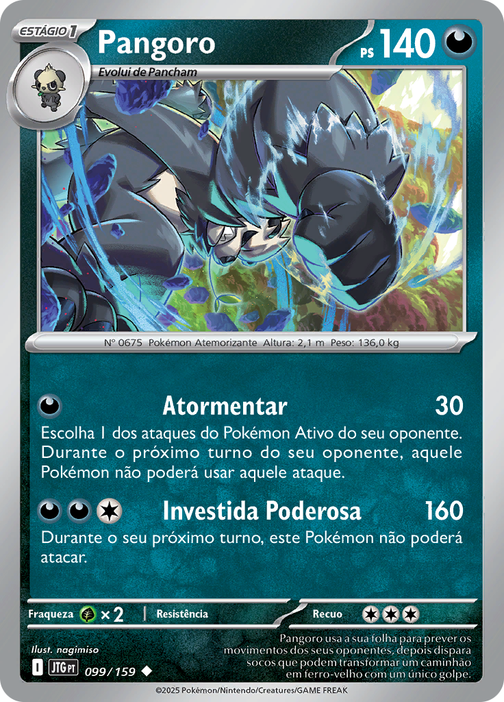 Pangoro (Reverse Holo)