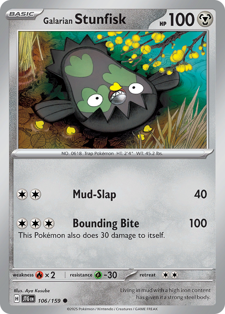 Galarian Stunfisk (Reverse Holo)