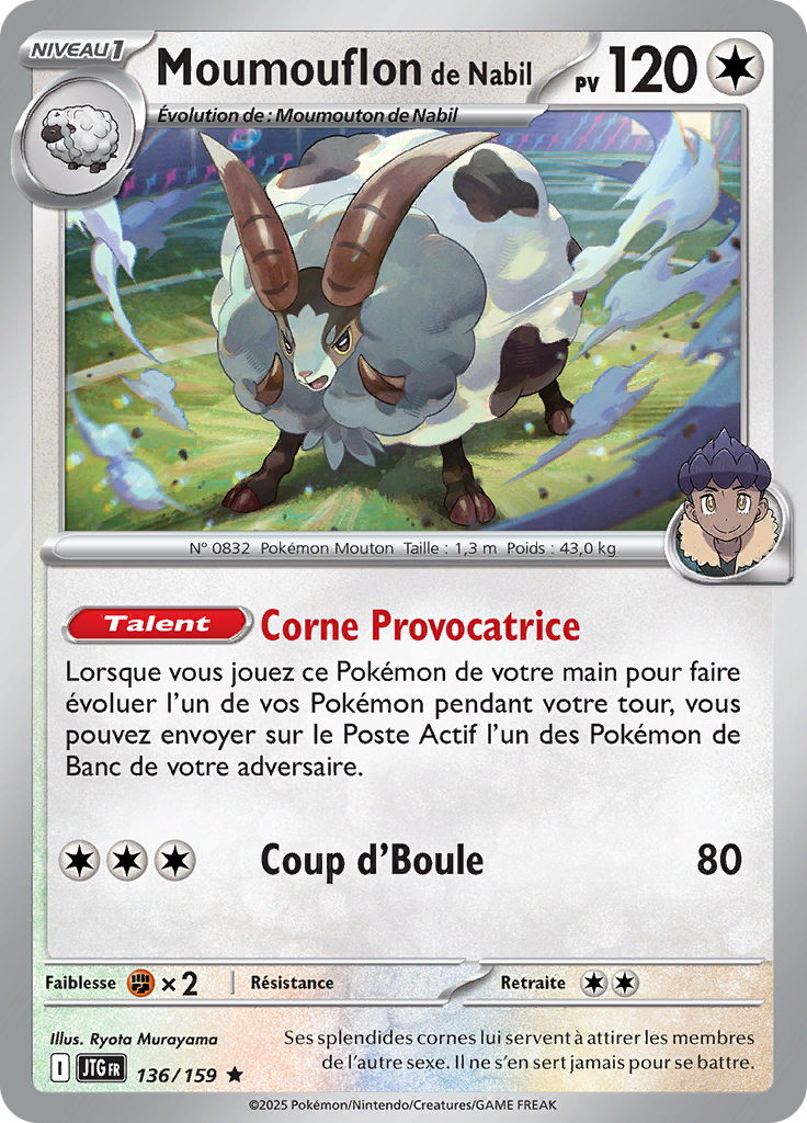 Moumouflon de Nabil (Reverse Holo)