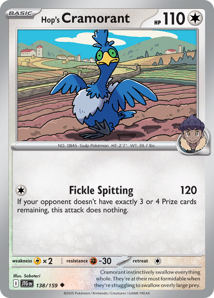 Hop's Cramorant (Reverse Holo)