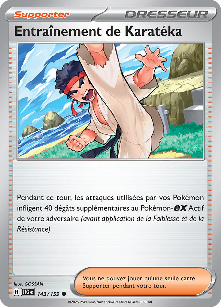 Entraînement de Karatéka